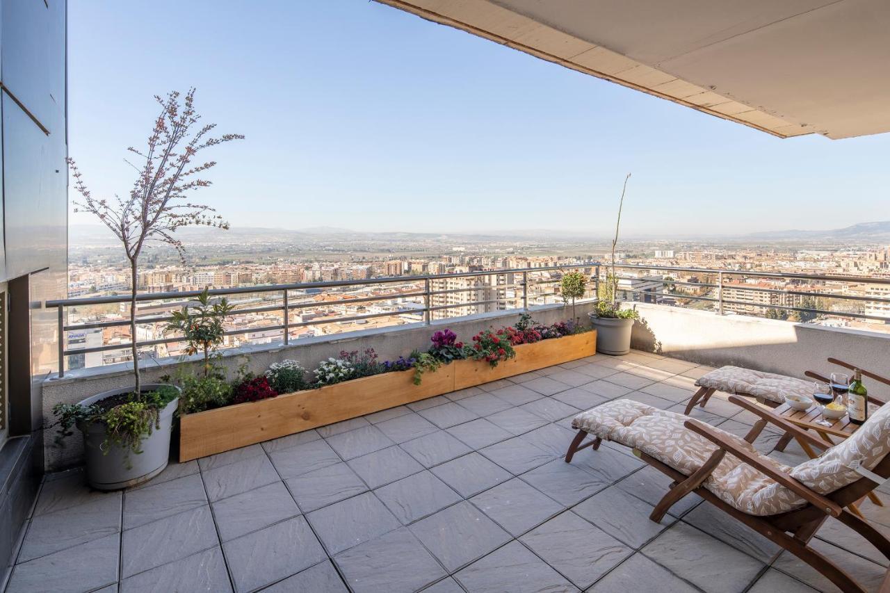 Atico Top Granada, Penthouse, 18-19Th Floor, City Centre, Views, Terrace, Free Parking Εξωτερικό φωτογραφία