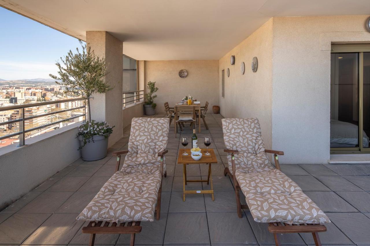 Atico Top Granada, Penthouse, 18-19Th Floor, City Centre, Views, Terrace, Free Parking Εξωτερικό φωτογραφία