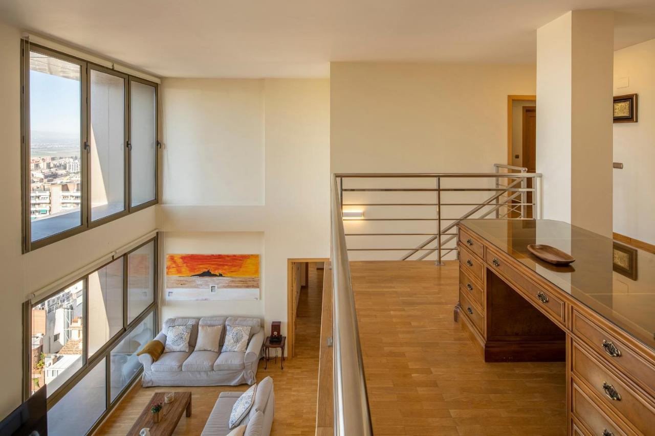 Atico Top Granada, Penthouse, 18-19Th Floor, City Centre, Views, Terrace, Free Parking Εξωτερικό φωτογραφία