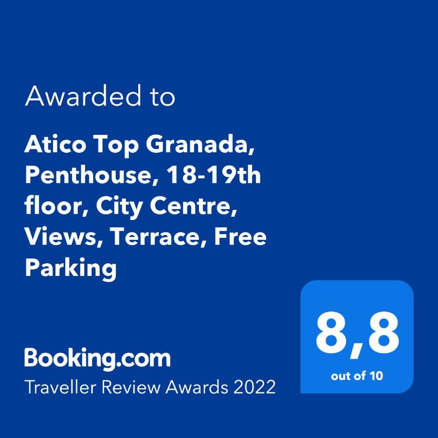 Atico Top Granada, Penthouse, 18-19Th Floor, City Centre, Views, Terrace, Free Parking Εξωτερικό φωτογραφία
